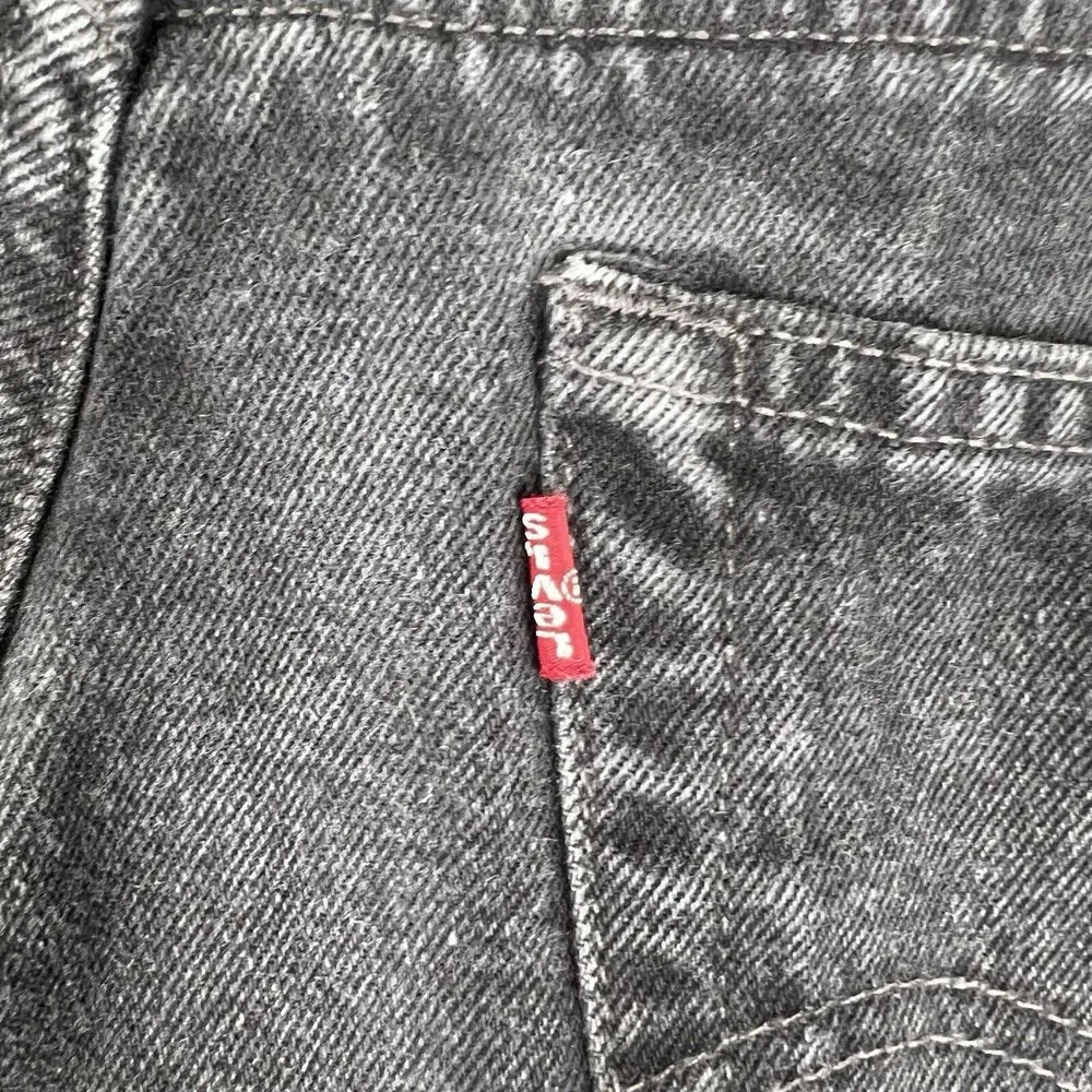 Vintage Levis Jeans‎ Mens 38x30 Black Faded 550 Relaxed Straight Y2K Denim USA